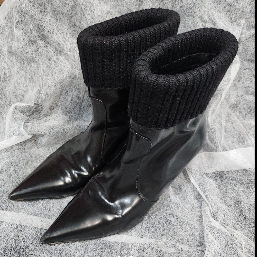 Dior Black Heeled Boots